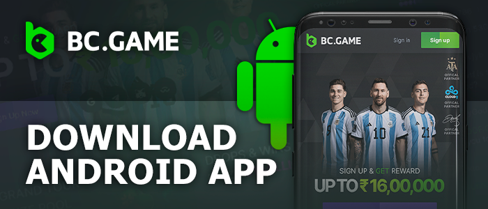 BC.Game mobile app - download the app to android device